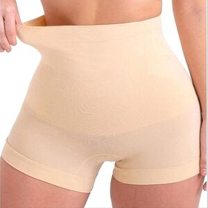 NWT Shapermint Essentials High Waisted Shaper Boyshort Nude Cream Slimming 2XL